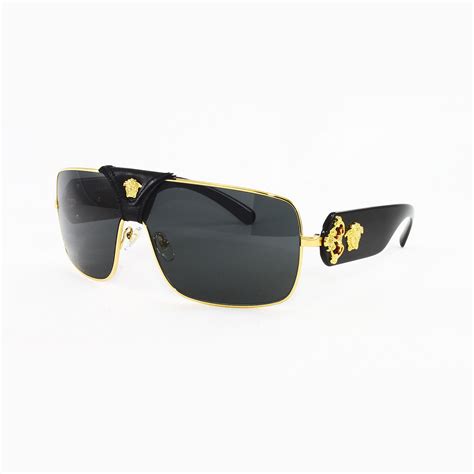 versace gold glasses mens|men's Versace sunglasses with gold.